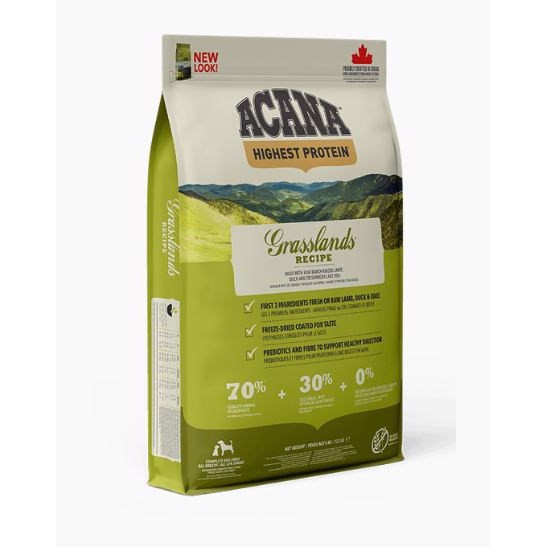 Acana Grasslands Recipe hundefoder, 11.4 kg