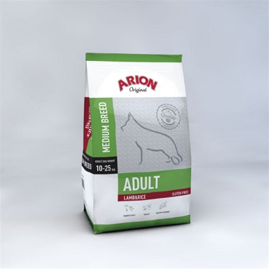 Arion adult medium lam & ris 12 kg hundefoder