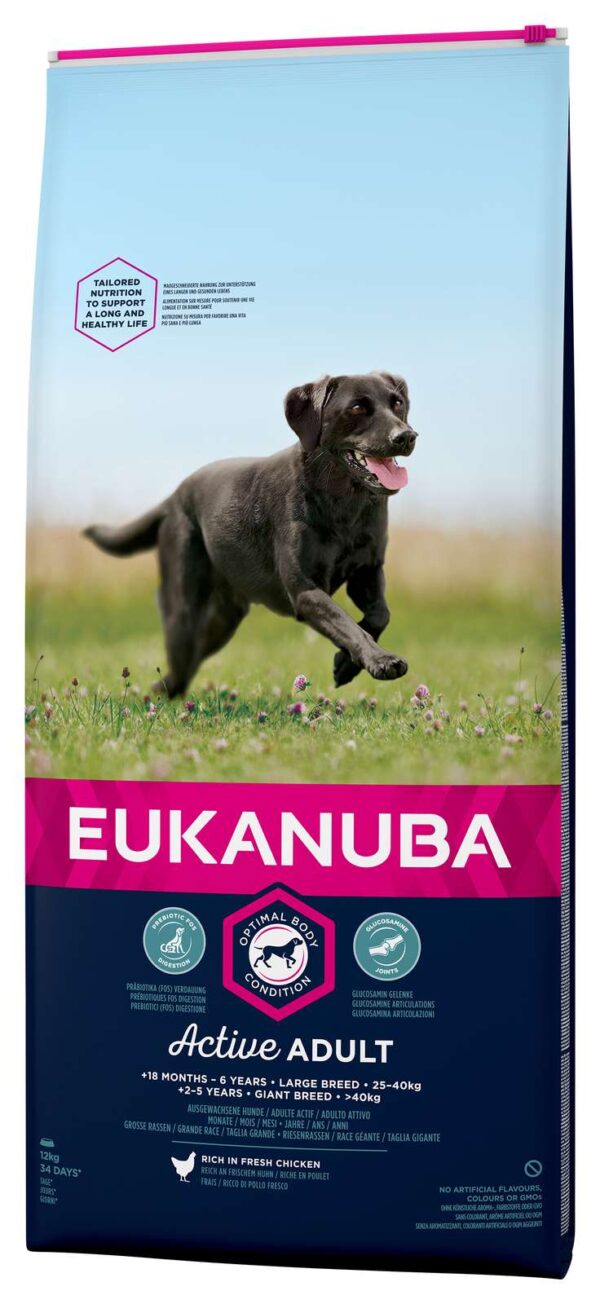 Eukanuba adult large hundefoder 12 kg