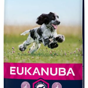 Eukanuba puppy medium hundefoder kylling & ris 12kg
