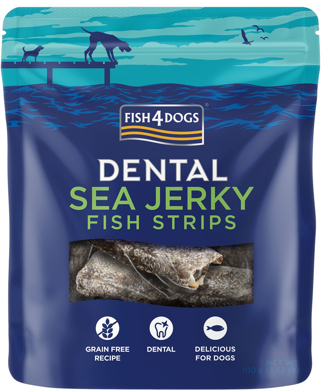 Fish4Dogs Dental Fiskestrimler 100 g