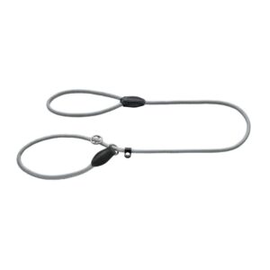 Hunter retriverline I kraftig nylon, til hund, grå 8mm/170cm