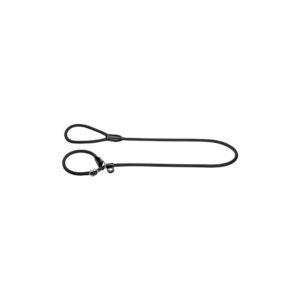 Hunter retriverline I kraftig nylon, til hund, sort, 8mm/170cm