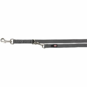 Trixie premium hunde dressurline, justerbar, grå xs / xl M/L
