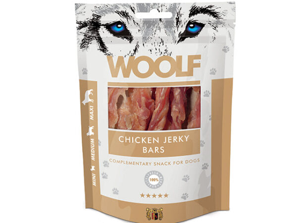 Woolf Kylling Jerky Sticks 100g Hundegodbidder