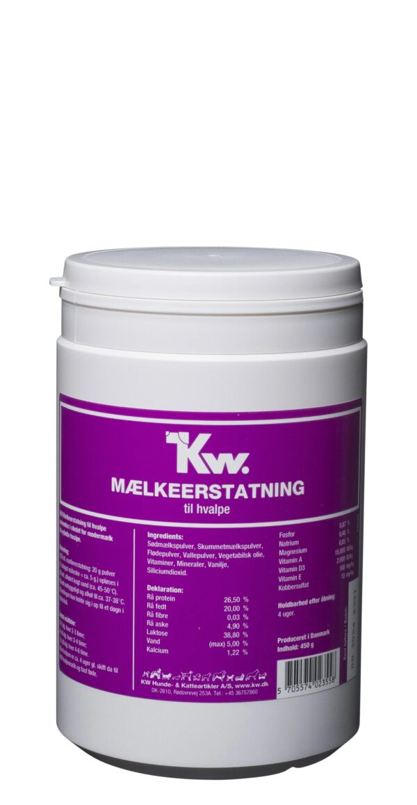 KW Mælkeerstatning til hvalpe, 450gr