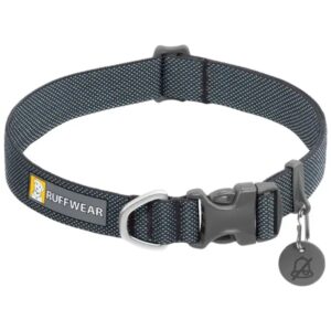 Ruffwear Hi & Light halsbånd, Basalt Grey, 36-51 cm