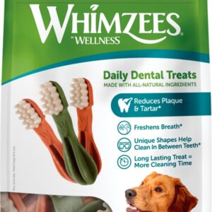 Whimzees Toothbrush Star L, 6 stk, 360g