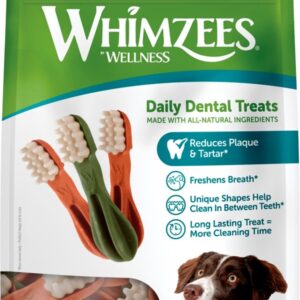 Whimzees Toothbrush Star M, 12 stk, 360g