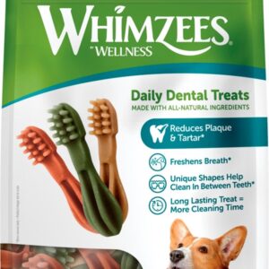 Whimzees Toothbrush Star S, 24 stk, 360g