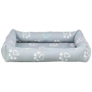 Jimmy firkantet hundeseng, lysegrå