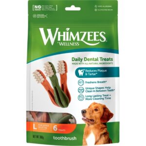 Whimzees Toothbrush Large, 6 stk, 360g