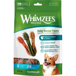 Whimzees Toothbrush Small, 24 stk, 360g